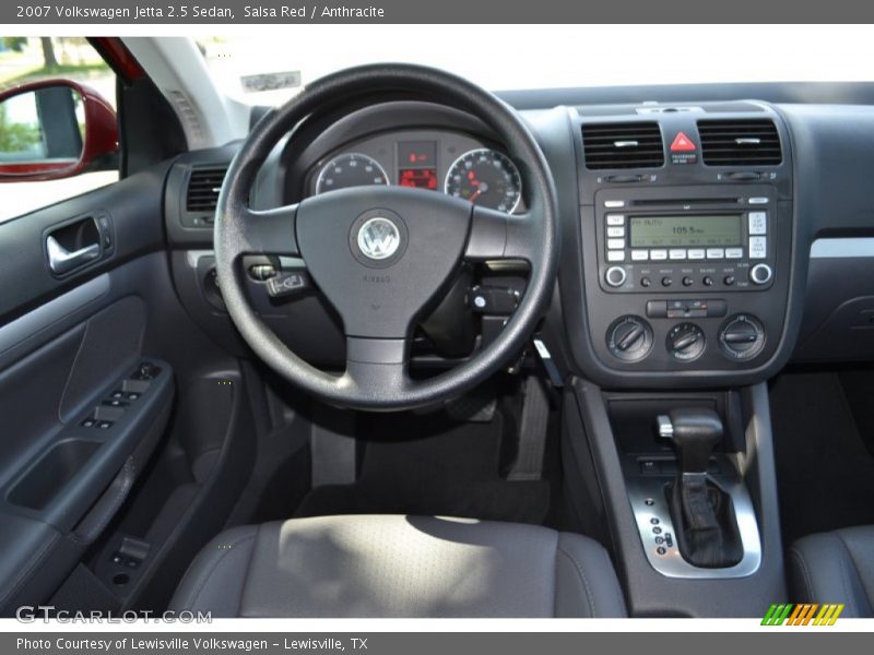 Salsa Red / Anthracite 2007 Volkswagen Jetta 2.5 Sedan
