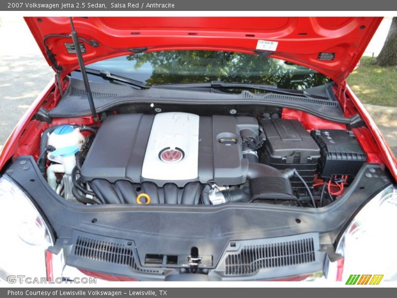 Salsa Red / Anthracite 2007 Volkswagen Jetta 2.5 Sedan