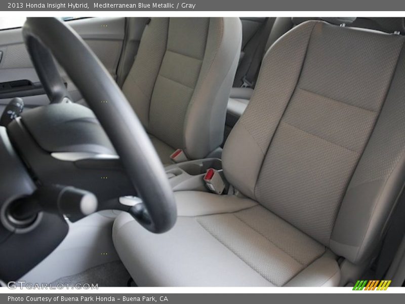 Front Seat of 2013 Insight Hybrid