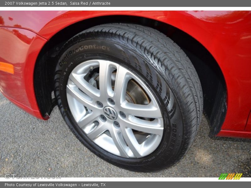Salsa Red / Anthracite 2007 Volkswagen Jetta 2.5 Sedan