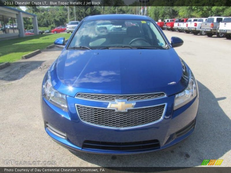 Blue Topaz Metallic / Jet Black 2013 Chevrolet Cruze LT