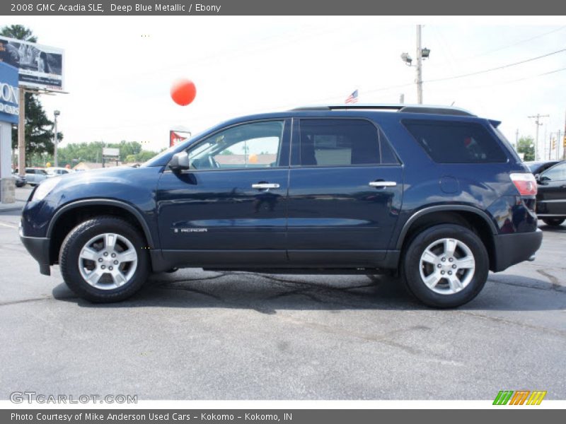 Deep Blue Metallic / Ebony 2008 GMC Acadia SLE