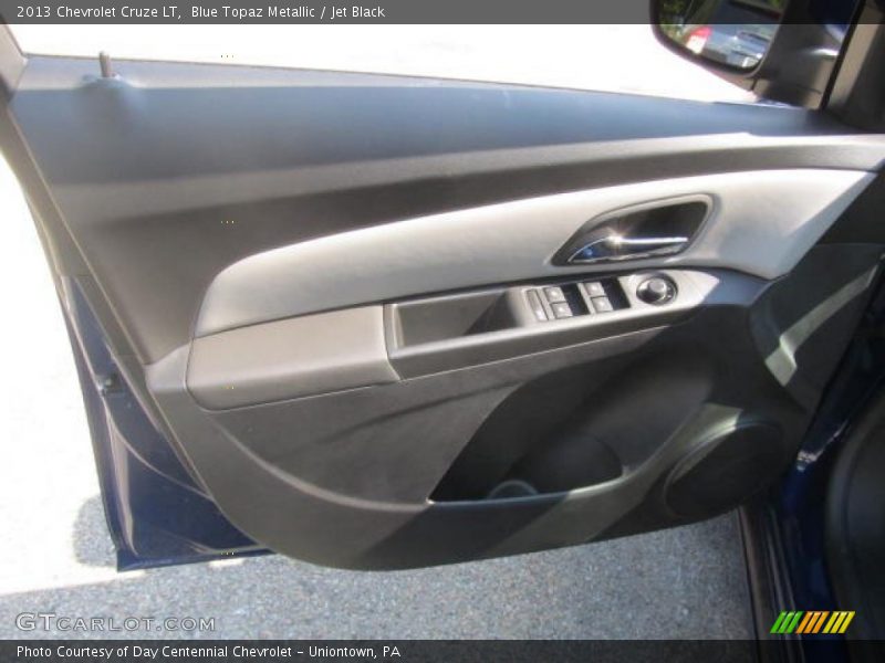 Blue Topaz Metallic / Jet Black 2013 Chevrolet Cruze LT