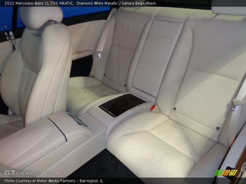 Diamond White Metallic / Sahara Beige/Black 2012 Mercedes-Benz CL 550 4MATIC