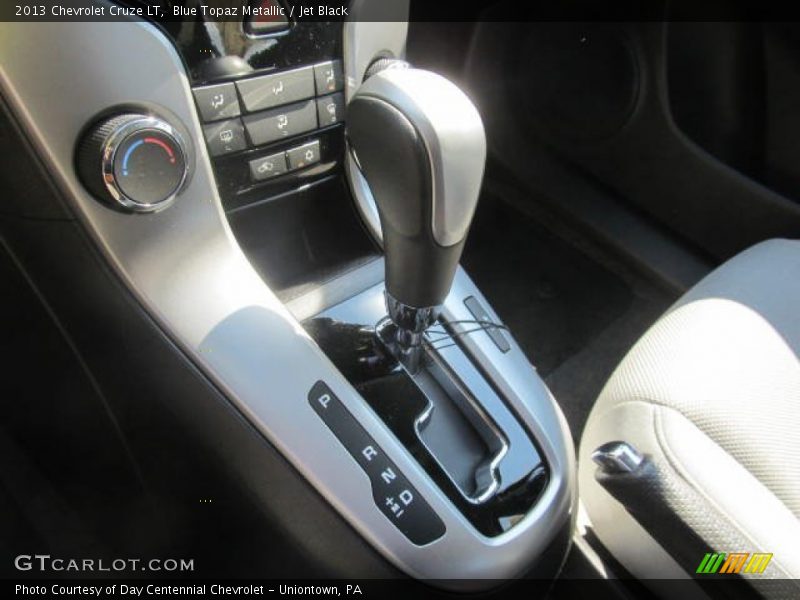 Blue Topaz Metallic / Jet Black 2013 Chevrolet Cruze LT