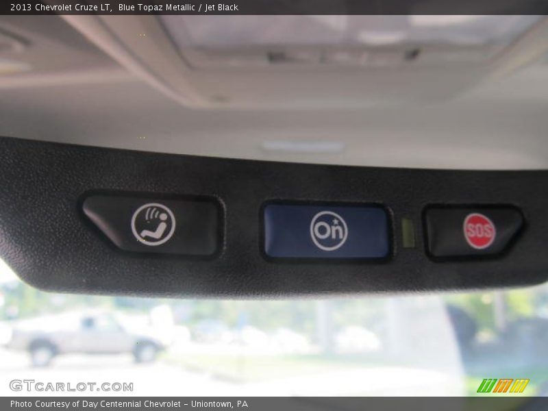 Blue Topaz Metallic / Jet Black 2013 Chevrolet Cruze LT