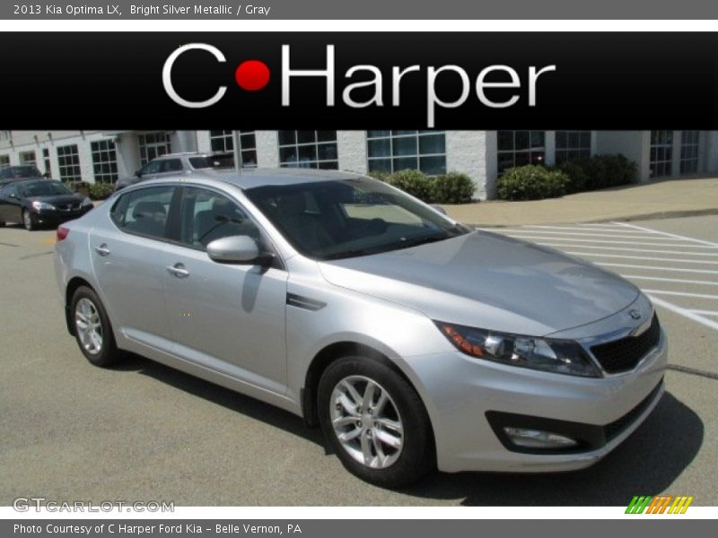 Bright Silver Metallic / Gray 2013 Kia Optima LX