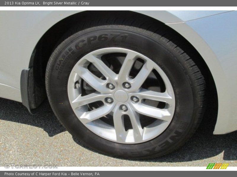 Bright Silver Metallic / Gray 2013 Kia Optima LX