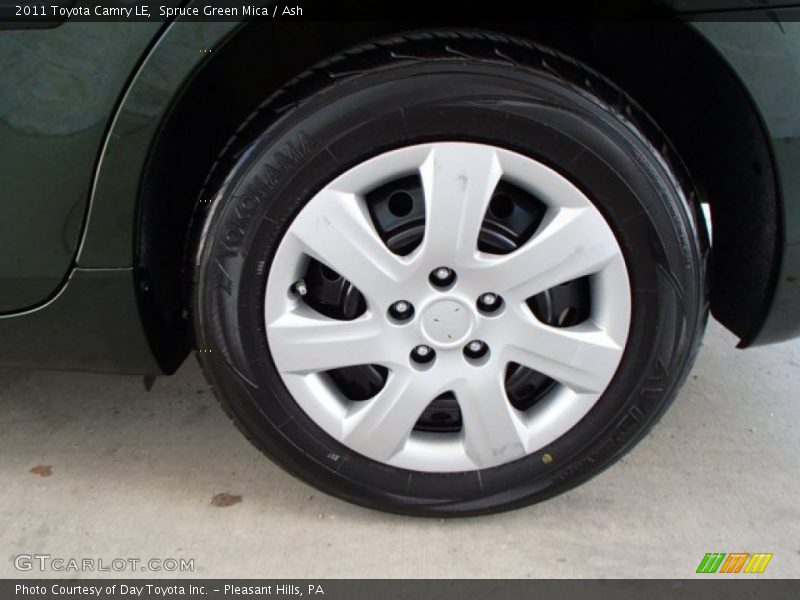 Spruce Green Mica / Ash 2011 Toyota Camry LE