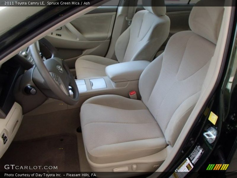 Spruce Green Mica / Ash 2011 Toyota Camry LE