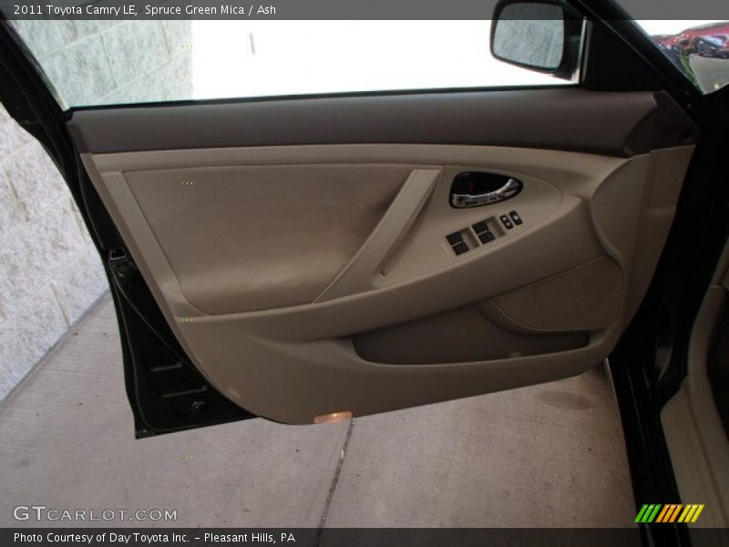 Spruce Green Mica / Ash 2011 Toyota Camry LE