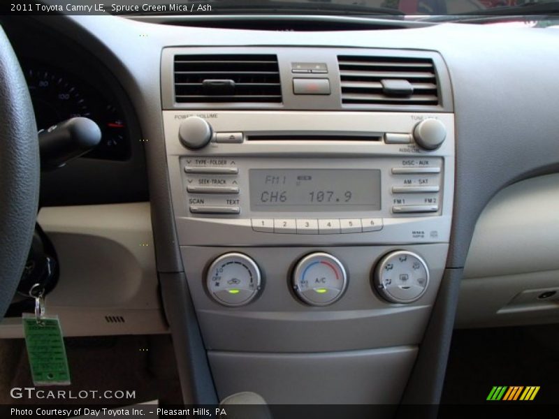 Spruce Green Mica / Ash 2011 Toyota Camry LE