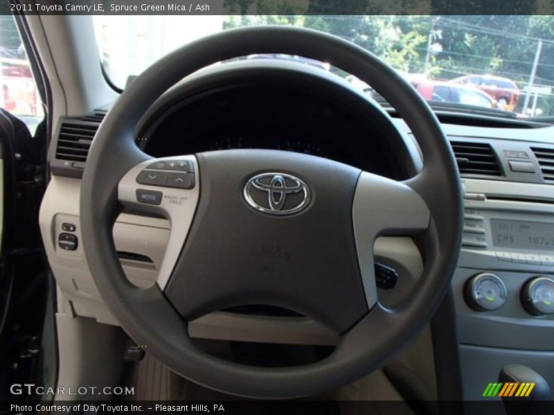 Spruce Green Mica / Ash 2011 Toyota Camry LE