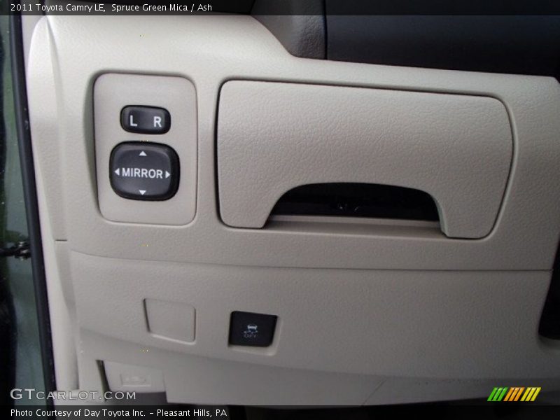 Spruce Green Mica / Ash 2011 Toyota Camry LE