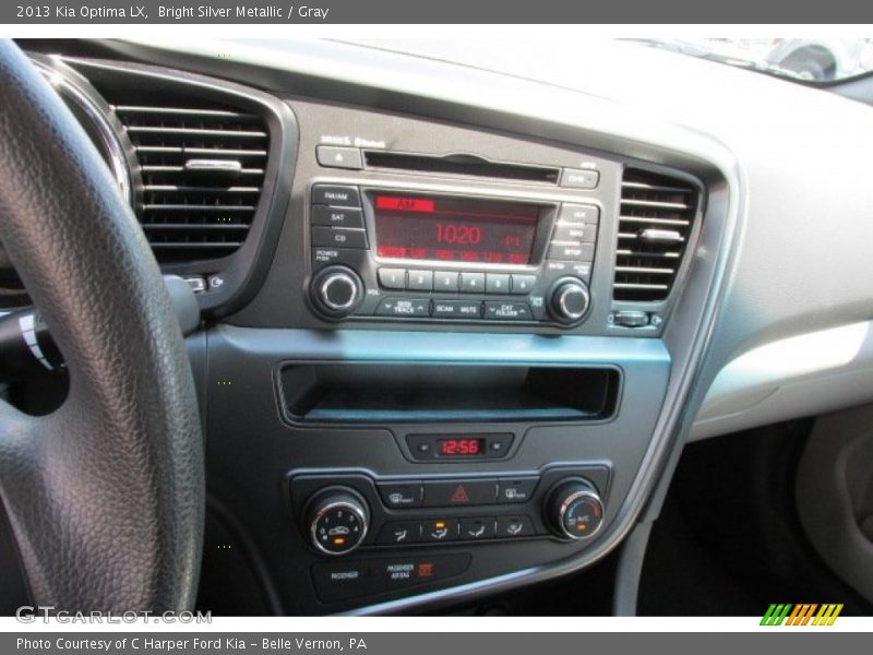Bright Silver Metallic / Gray 2013 Kia Optima LX