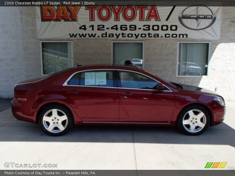 Red Jewel / Ebony 2009 Chevrolet Malibu LT Sedan