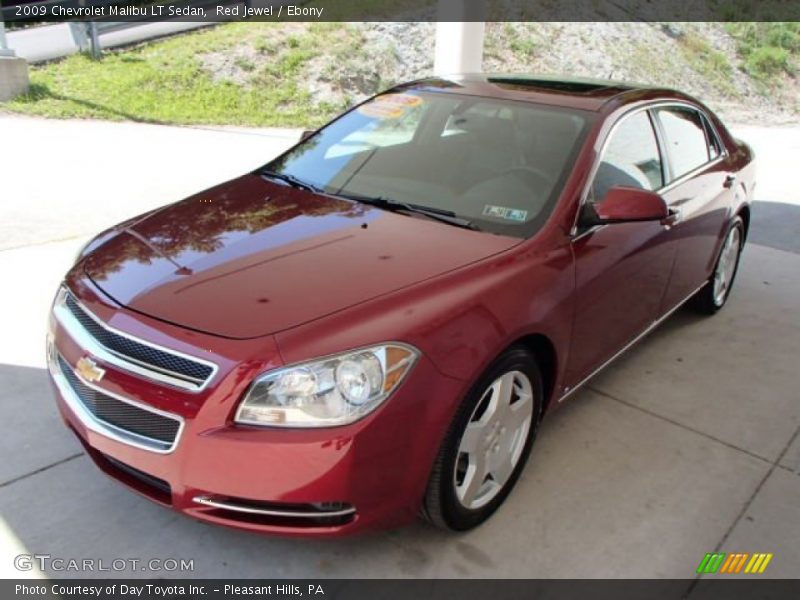 Red Jewel / Ebony 2009 Chevrolet Malibu LT Sedan