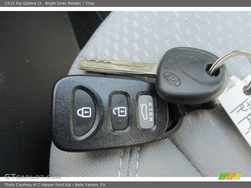Bright Silver Metallic / Gray 2013 Kia Optima LX