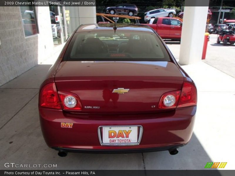 Red Jewel / Ebony 2009 Chevrolet Malibu LT Sedan