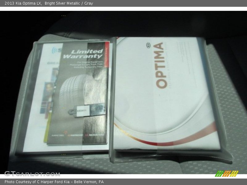 Bright Silver Metallic / Gray 2013 Kia Optima LX