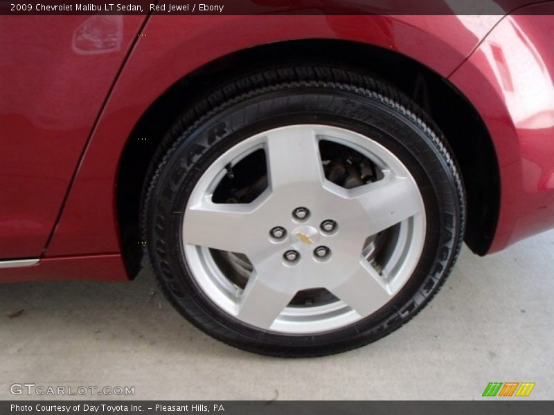 Red Jewel / Ebony 2009 Chevrolet Malibu LT Sedan