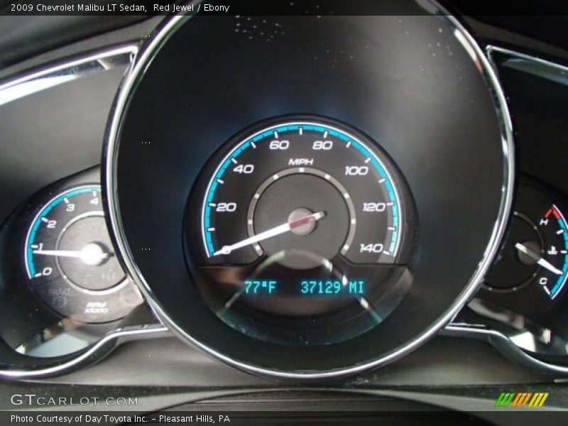 Red Jewel / Ebony 2009 Chevrolet Malibu LT Sedan