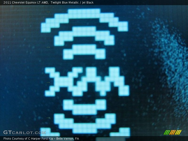 Twilight Blue Metallic / Jet Black 2011 Chevrolet Equinox LT AWD