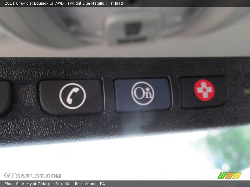 Twilight Blue Metallic / Jet Black 2011 Chevrolet Equinox LT AWD