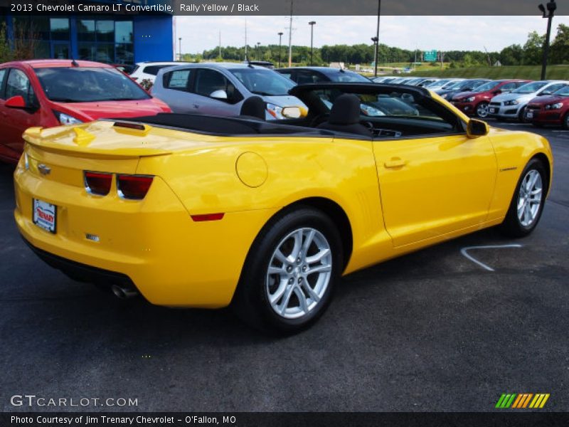 Rally Yellow / Black 2013 Chevrolet Camaro LT Convertible