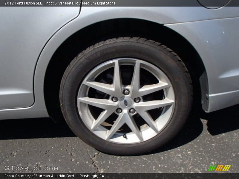 Ingot Silver Metallic / Medium Light Stone 2012 Ford Fusion SEL