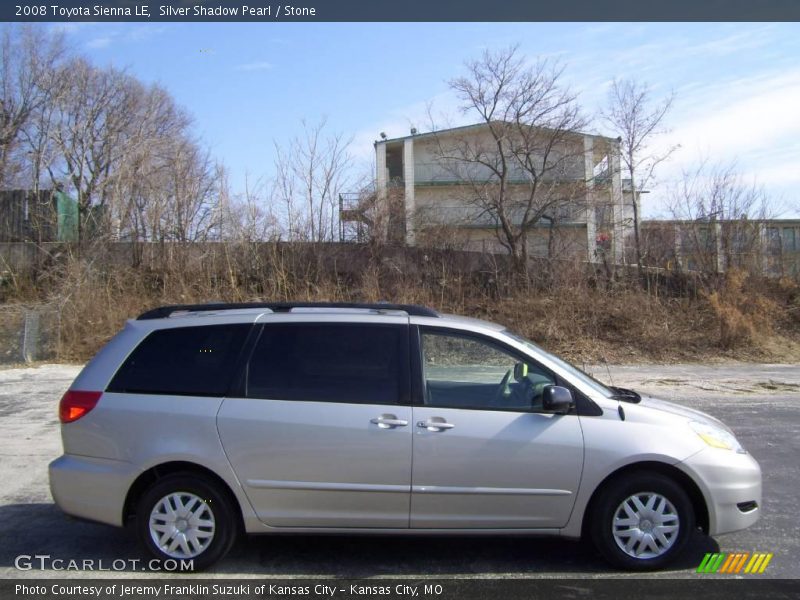 Silver Shadow Pearl / Stone 2008 Toyota Sienna LE
