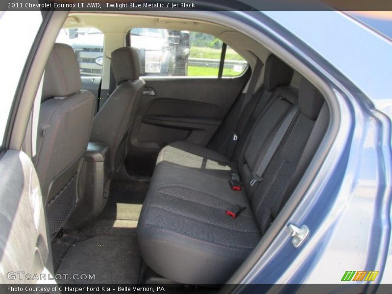 Twilight Blue Metallic / Jet Black 2011 Chevrolet Equinox LT AWD