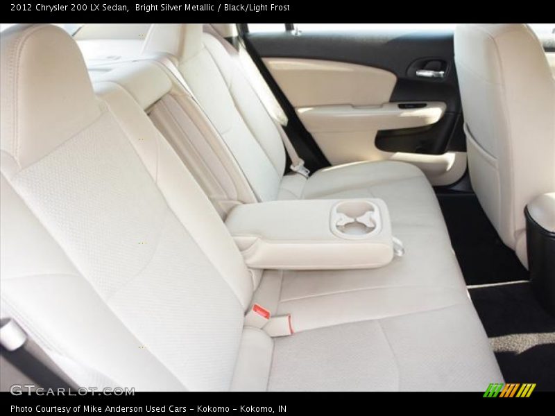 Bright Silver Metallic / Black/Light Frost 2012 Chrysler 200 LX Sedan