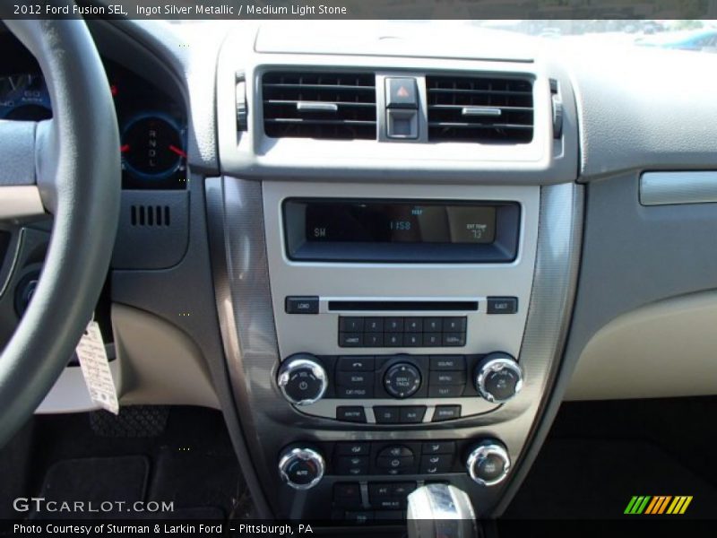 Ingot Silver Metallic / Medium Light Stone 2012 Ford Fusion SEL