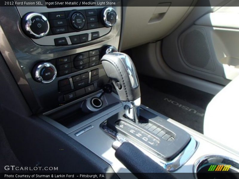 Ingot Silver Metallic / Medium Light Stone 2012 Ford Fusion SEL