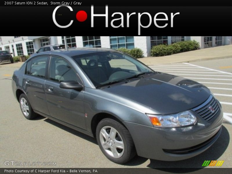 Storm Gray / Gray 2007 Saturn ION 2 Sedan