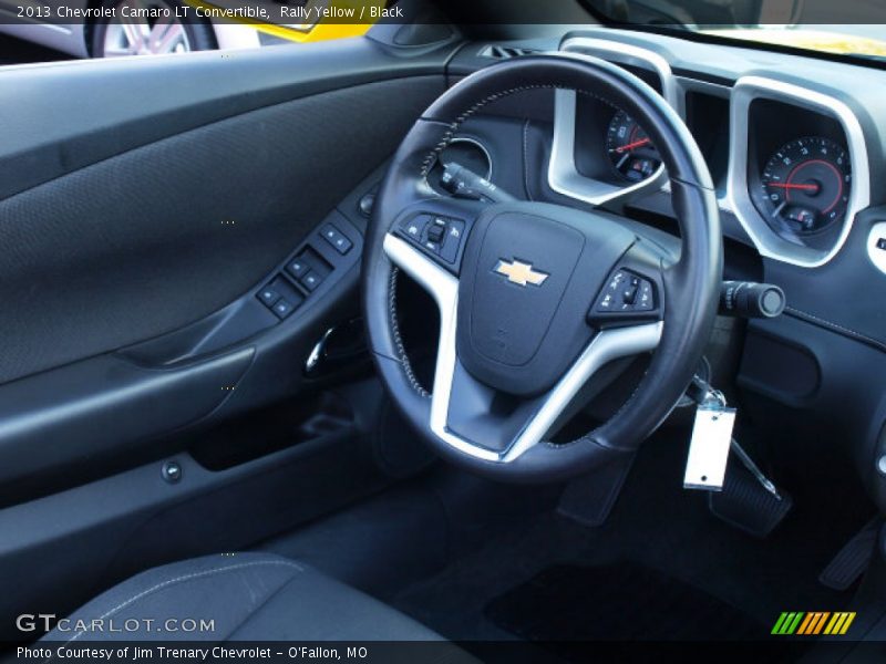 Rally Yellow / Black 2013 Chevrolet Camaro LT Convertible