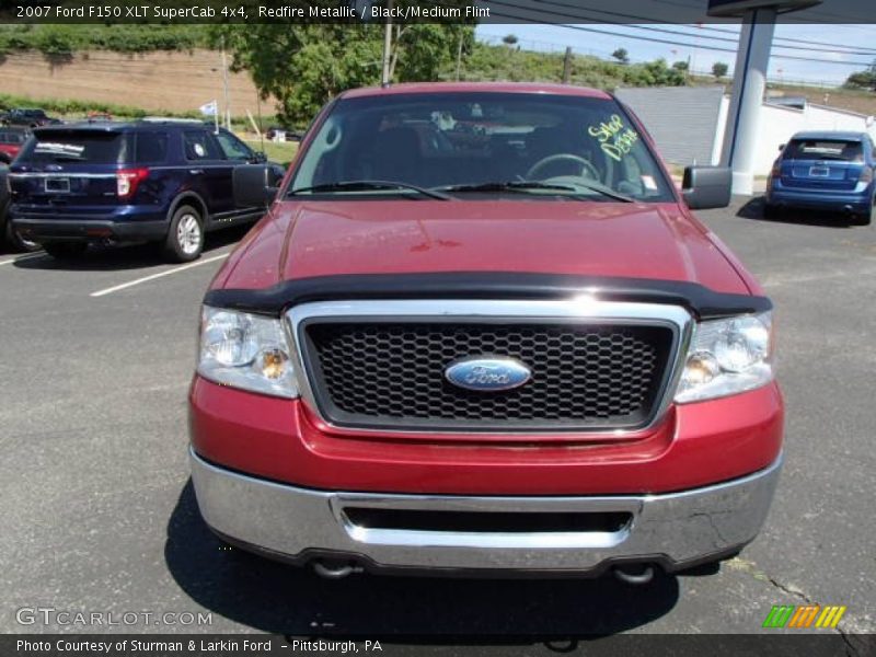 Redfire Metallic / Black/Medium Flint 2007 Ford F150 XLT SuperCab 4x4