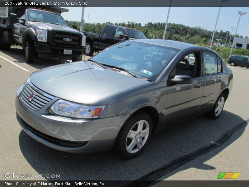 Storm Gray / Gray 2007 Saturn ION 2 Sedan