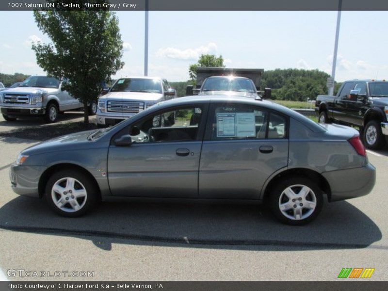 Storm Gray / Gray 2007 Saturn ION 2 Sedan