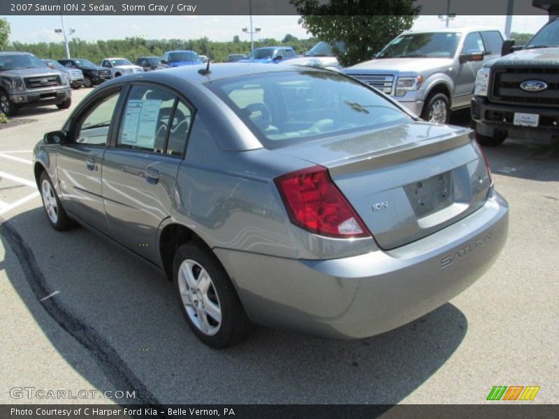 Storm Gray / Gray 2007 Saturn ION 2 Sedan