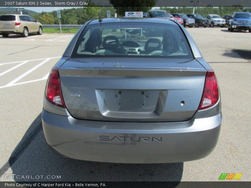 Storm Gray / Gray 2007 Saturn ION 2 Sedan