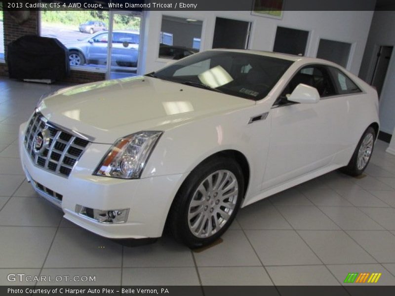White Diamond Tricoat / Ebony 2013 Cadillac CTS 4 AWD Coupe