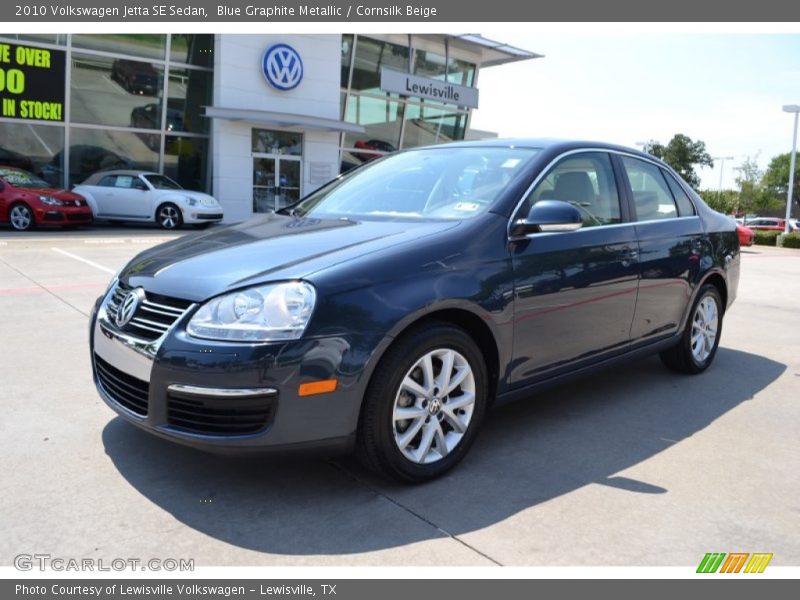 Blue Graphite Metallic / Cornsilk Beige 2010 Volkswagen Jetta SE Sedan