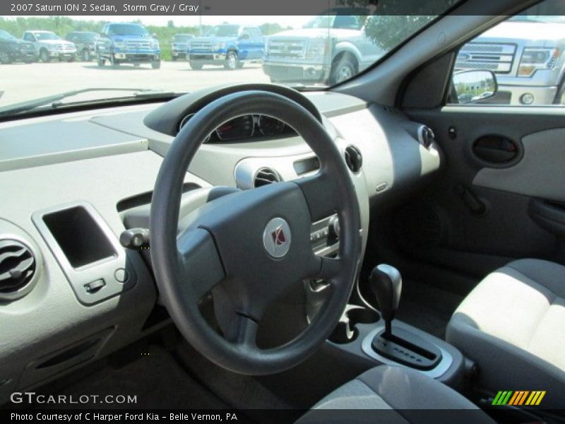 Storm Gray / Gray 2007 Saturn ION 2 Sedan