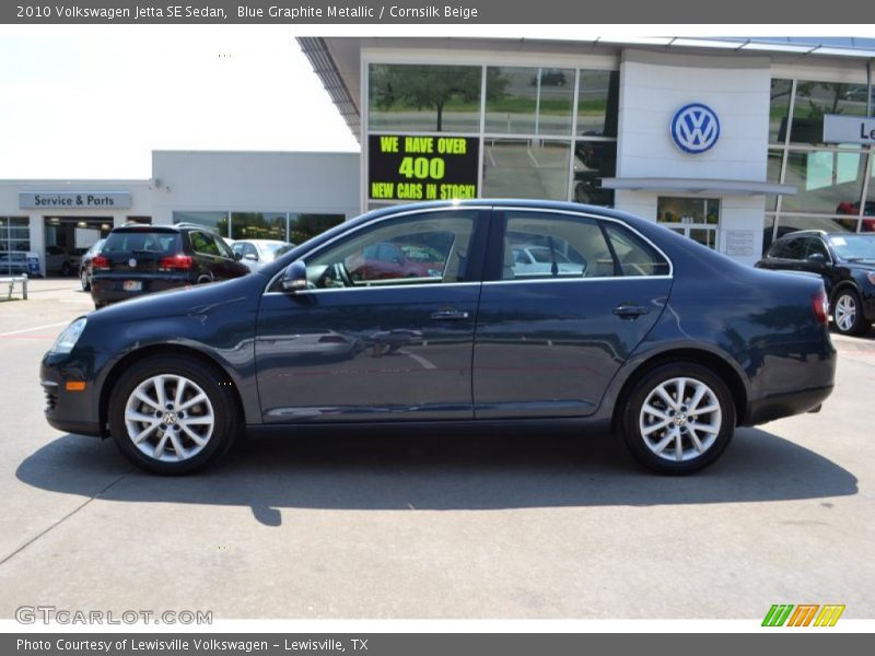 Blue Graphite Metallic / Cornsilk Beige 2010 Volkswagen Jetta SE Sedan