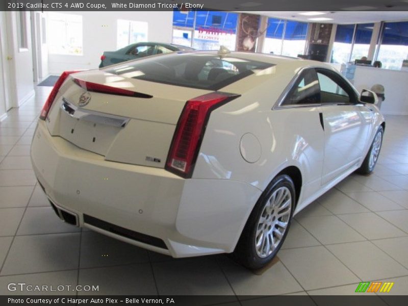 White Diamond Tricoat / Ebony 2013 Cadillac CTS 4 AWD Coupe