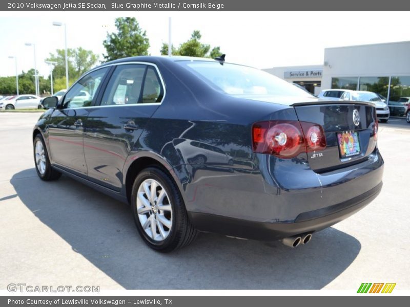 Blue Graphite Metallic / Cornsilk Beige 2010 Volkswagen Jetta SE Sedan
