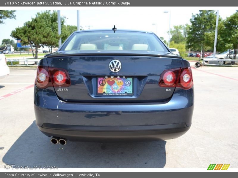 Blue Graphite Metallic / Cornsilk Beige 2010 Volkswagen Jetta SE Sedan