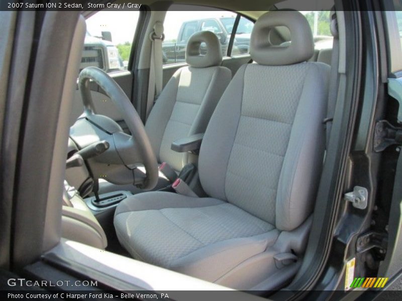 Storm Gray / Gray 2007 Saturn ION 2 Sedan